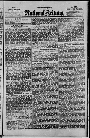 Nationalzeitung on Jun 18, 1886
