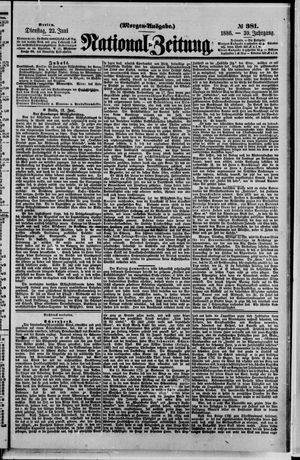 Nationalzeitung vom 22.06.1886