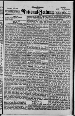 Nationalzeitung vom 22.06.1886