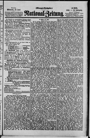 Nationalzeitung on Jun 23, 1886
