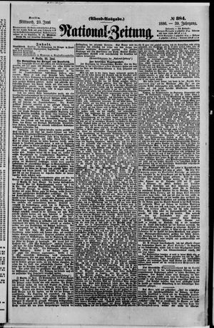 Nationalzeitung on Jun 23, 1886