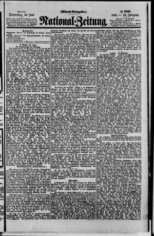 Nationalzeitung on Jun 24, 1886
