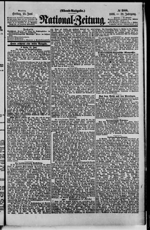 Nationalzeitung vom 25.06.1886