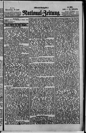 Nationalzeitung vom 26.06.1886