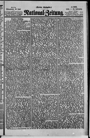 Nationalzeitung vom 26.06.1886