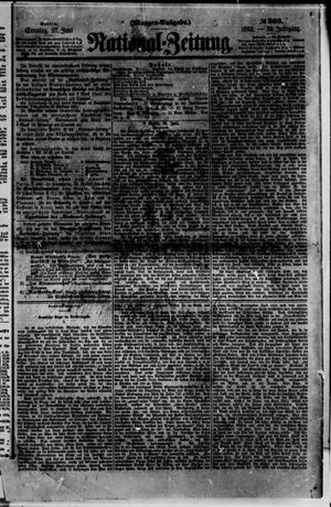 Nationalzeitung vom 27.06.1886