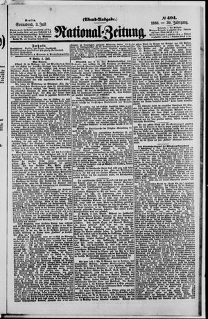 Nationalzeitung vom 03.07.1886