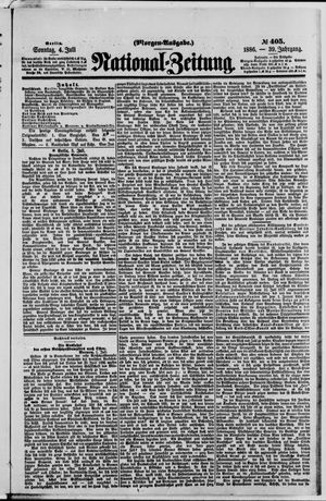 Nationalzeitung on Jul 4, 1886