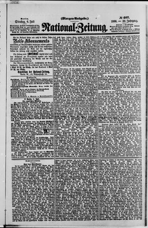 Nationalzeitung on Jul 6, 1886