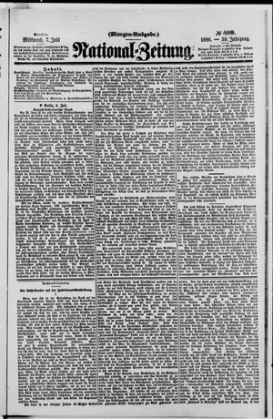 National-Zeitung vom 07.07.1886