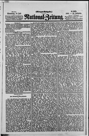 Nationalzeitung vom 10.07.1886