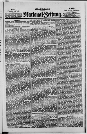 Nationalzeitung vom 13.07.1886