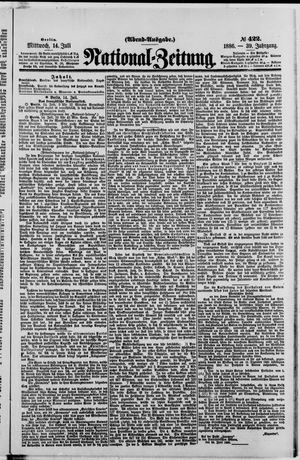 Nationalzeitung vom 14.07.1886