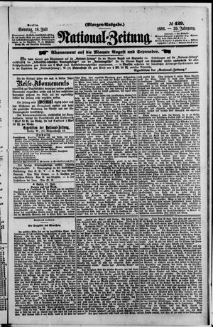 Nationalzeitung vom 18.07.1886