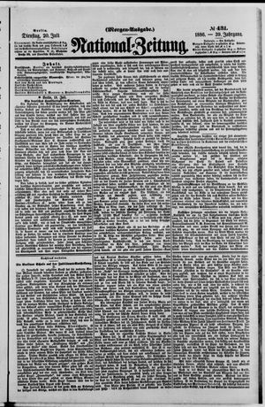 Nationalzeitung vom 20.07.1886