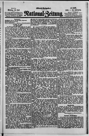 National-Zeitung vom 26.07.1886