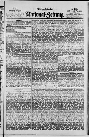 Nationalzeitung vom 27.07.1886