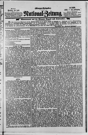 Nationalzeitung vom 30.07.1886