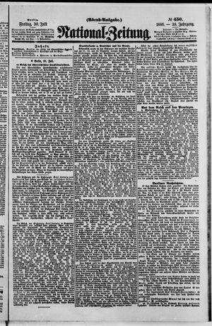 Nationalzeitung vom 30.07.1886