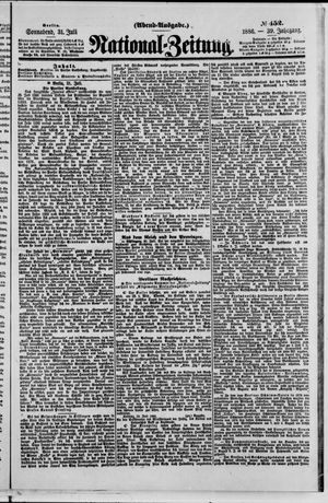 Nationalzeitung vom 31.07.1886