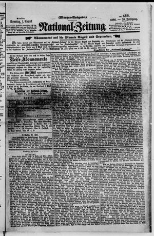 Nationalzeitung vom 01.08.1886