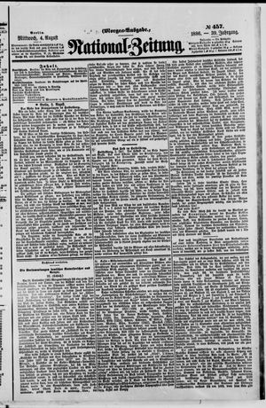 Nationalzeitung on Aug 4, 1886