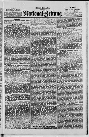 National-Zeitung vom 07.08.1886