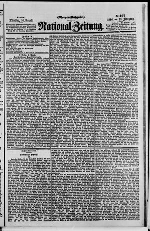 National-Zeitung vom 10.08.1886
