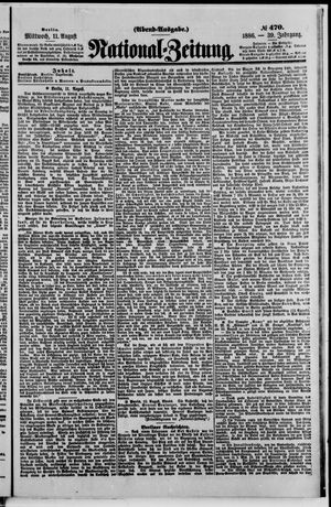 National-Zeitung vom 11.08.1886