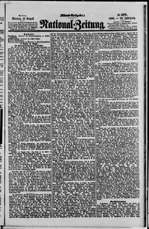 National-Zeitung vom 16.08.1886