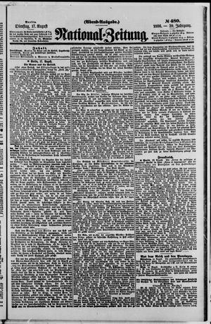 National-Zeitung vom 17.08.1886