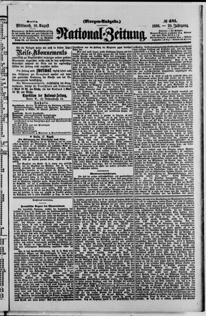 National-Zeitung vom 18.08.1886