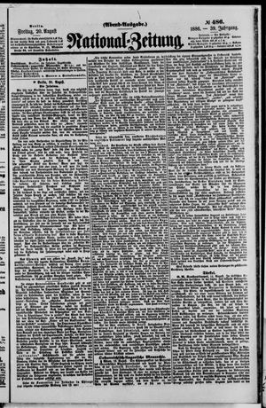 National-Zeitung vom 20.08.1886