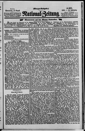 National-Zeitung vom 21.08.1886