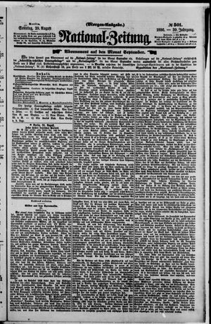 Nationalzeitung vom 29.08.1886