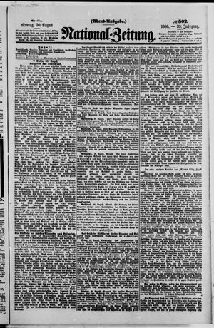 National-Zeitung vom 30.08.1886