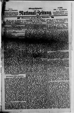 National-Zeitung on Sep 1, 1886