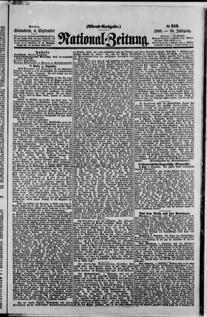 National-Zeitung vom 04.09.1886
