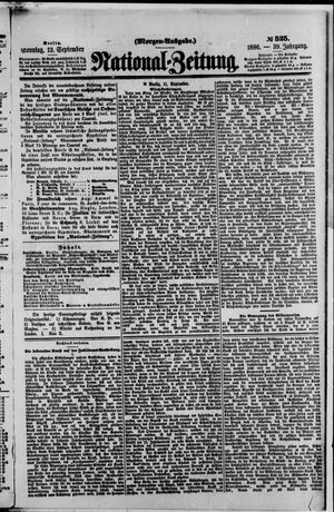 National-Zeitung vom 12.09.1886