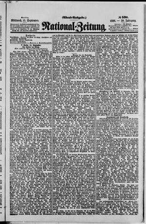 National-Zeitung vom 15.09.1886