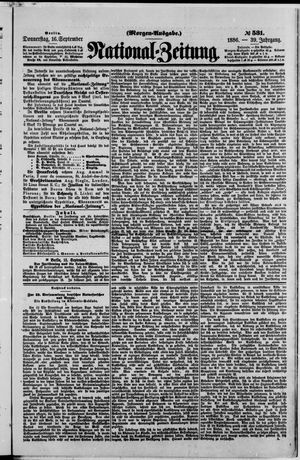 National-Zeitung vom 16.09.1886