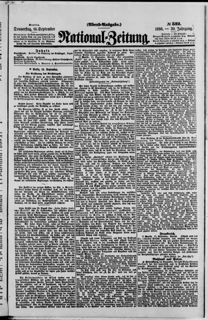 National-Zeitung vom 16.09.1886