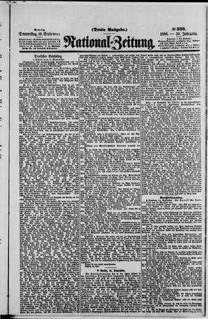 National-Zeitung vom 16.09.1886