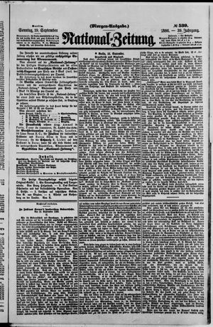 National-Zeitung vom 19.09.1886