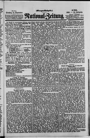 National-Zeitung vom 21.09.1886