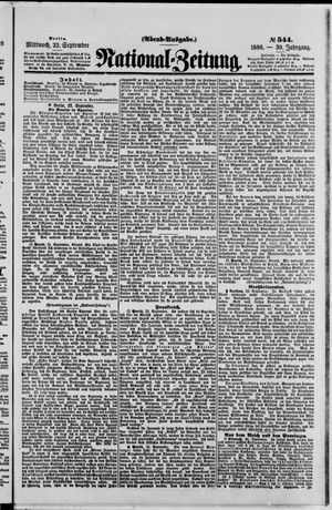 National-Zeitung vom 22.09.1886