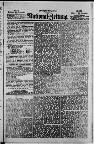 National-Zeitung vom 26.09.1886