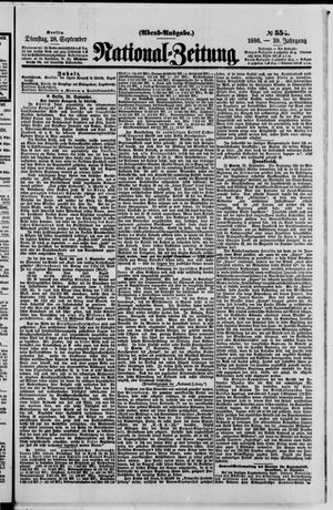 National-Zeitung vom 28.09.1886