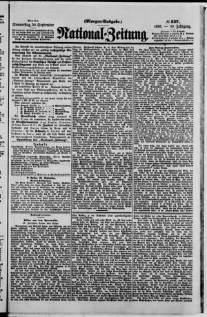 National-Zeitung vom 30.09.1886