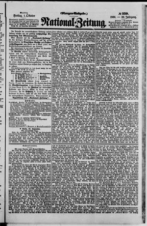 National-Zeitung vom 01.10.1886